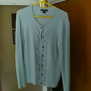 Cardigan sweater. Eddie Bauer